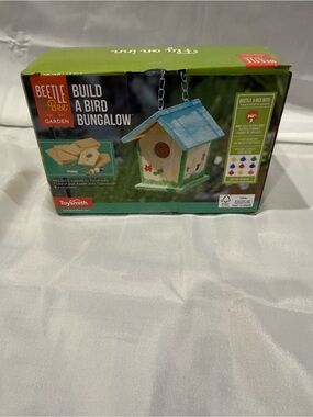 SMITH Beetle Bee Bird Bungalow Kit - Blue Roof & Green Trim